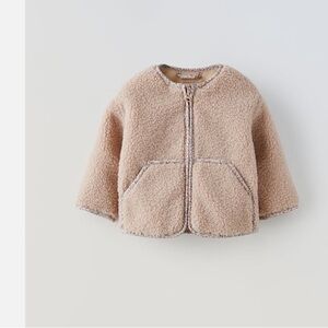 Zara Baby Girl Sherpa Jacket